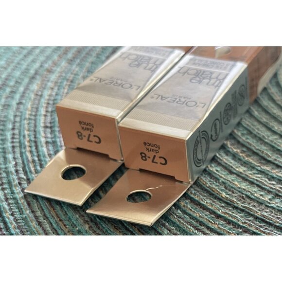 2 PACK Loreal True Match Eye Cream Concealer Dark Circles #C7-8 Dark NEW - Picture 5 of 8